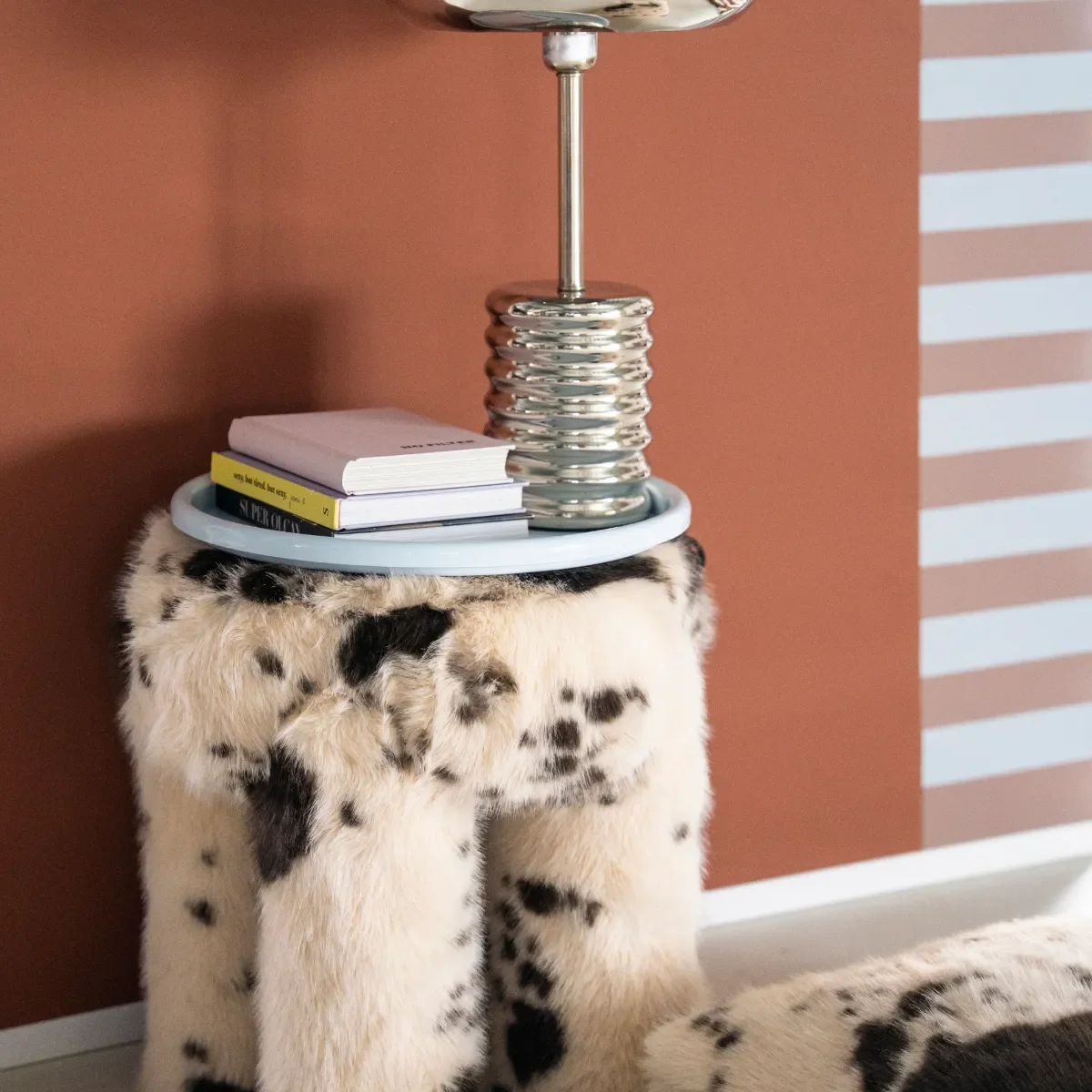 Hocker Cowy Beige