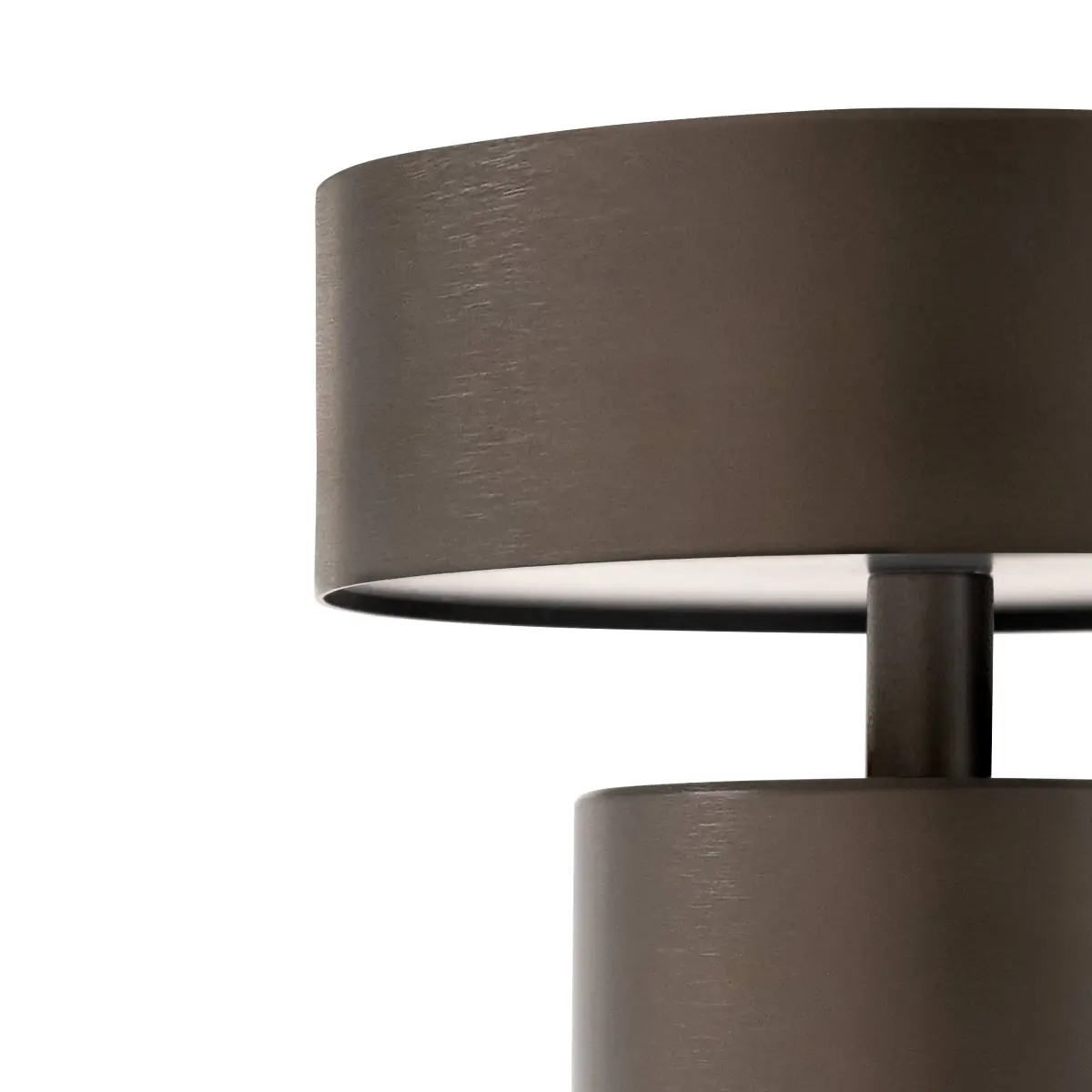 Column leuchte, tragbar, Aluminium, bronziert