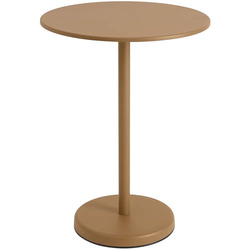 Linear Steel Stehtisch Ø70 h: 95 cm Burnt Orange 