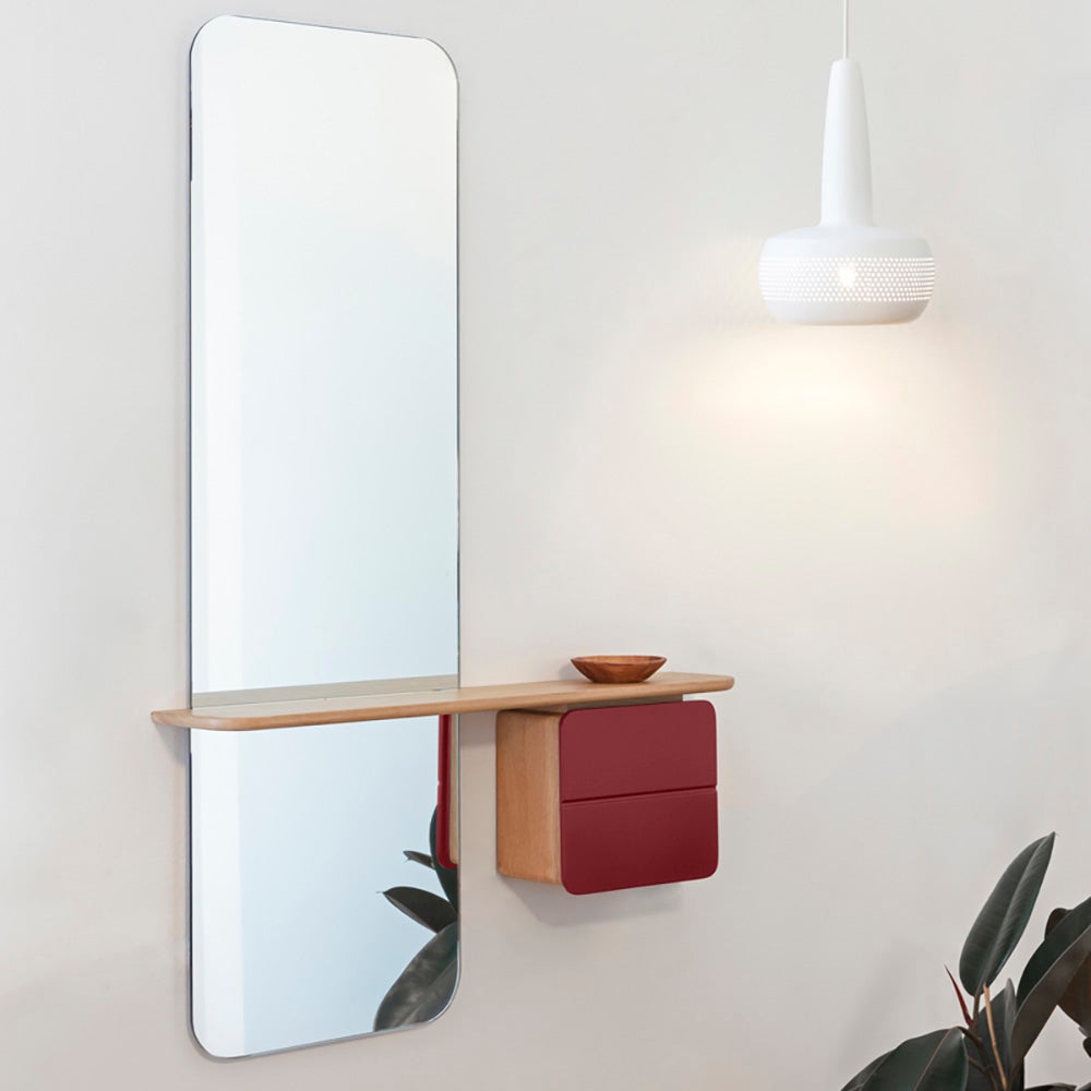 One More Look Spiegel eiche/ Ruby Red