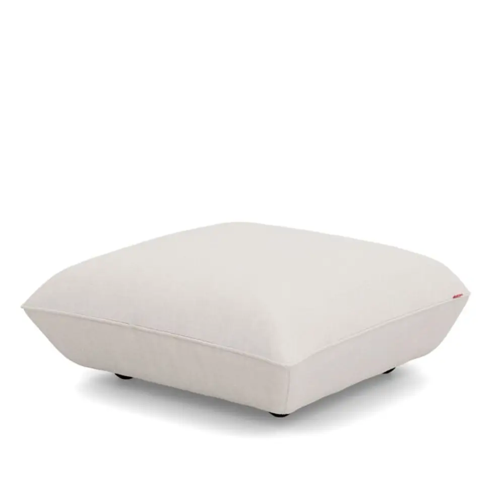 sumo fußbank boucle recycled creme