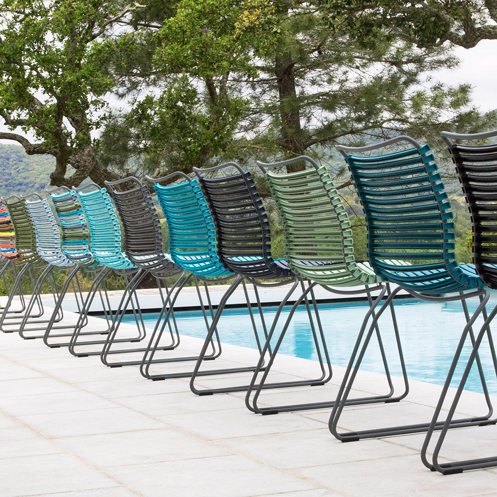 Click Stuhl taubenblau