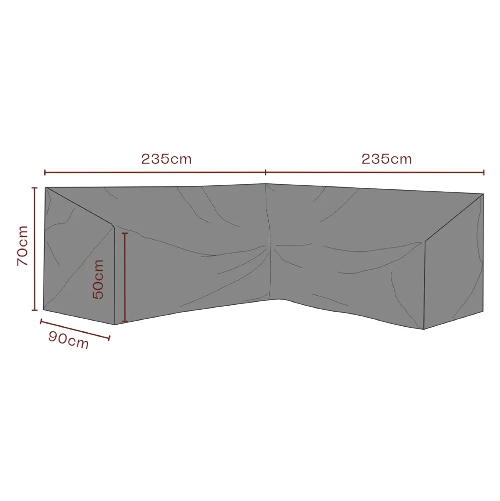 Möbelbezug Ecksofa 235/235x70 cm Premium