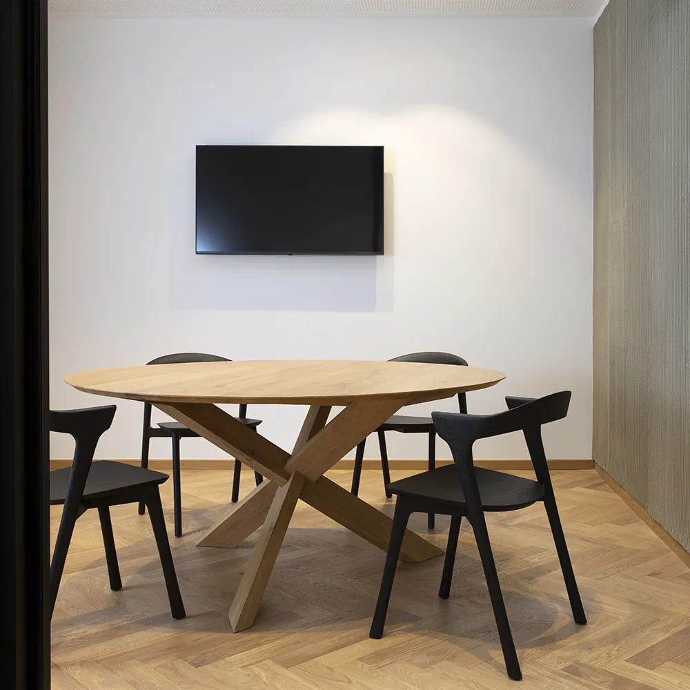 Book Esszimmerstuhl Eiche schwarz