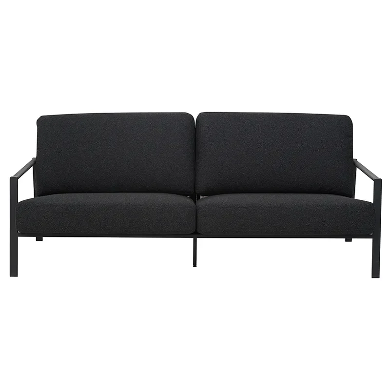 Lyra sofa Schwarz / Teddy black