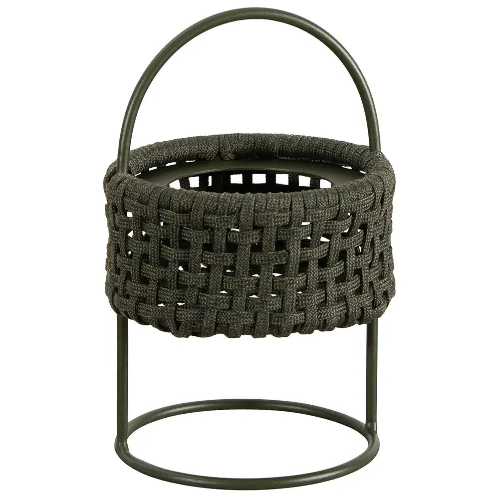 Illusion lampe Dunkelgrün, Soft Rope