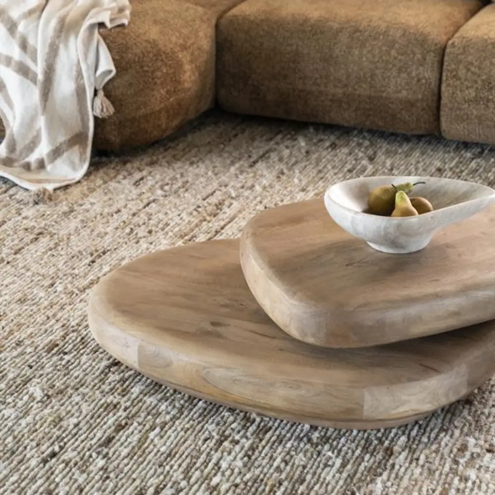 Kabo Couchtisch- light brown 100x80x27 cm