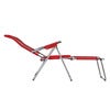 Spaghetti Fußstütze rot matt Aluminium