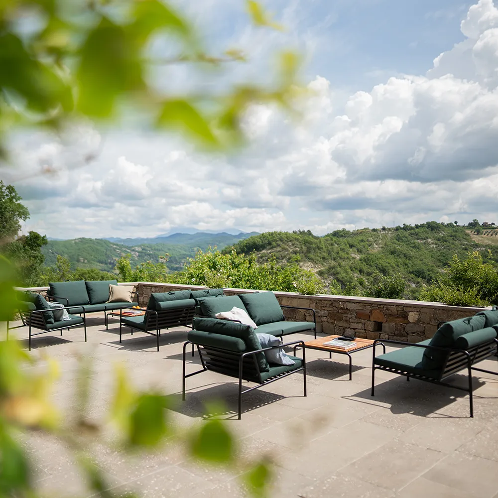 Avon 2 Sitzer Sofa Dijon/Weiß