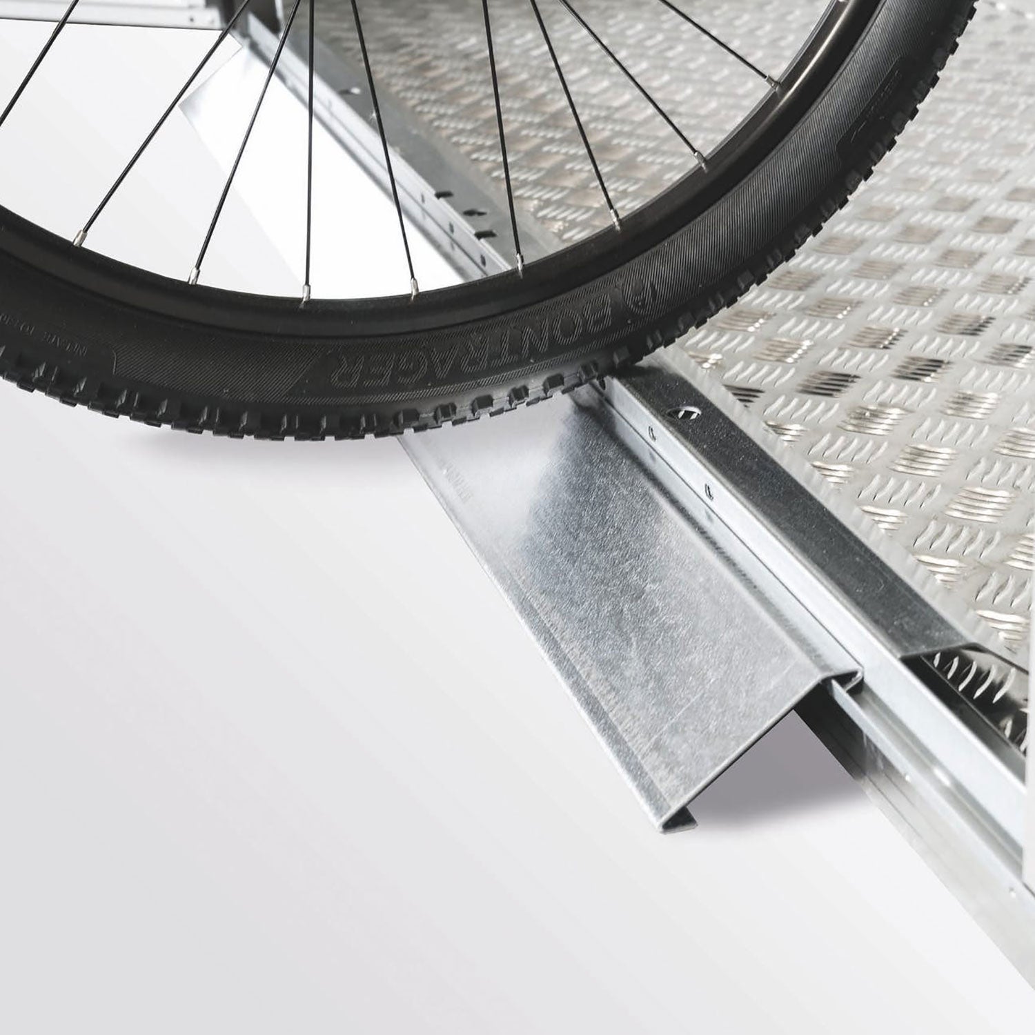 Schwellenrampe nur für Doppeltür und Bodenrahmen 135x14,5x7 cm Biohort