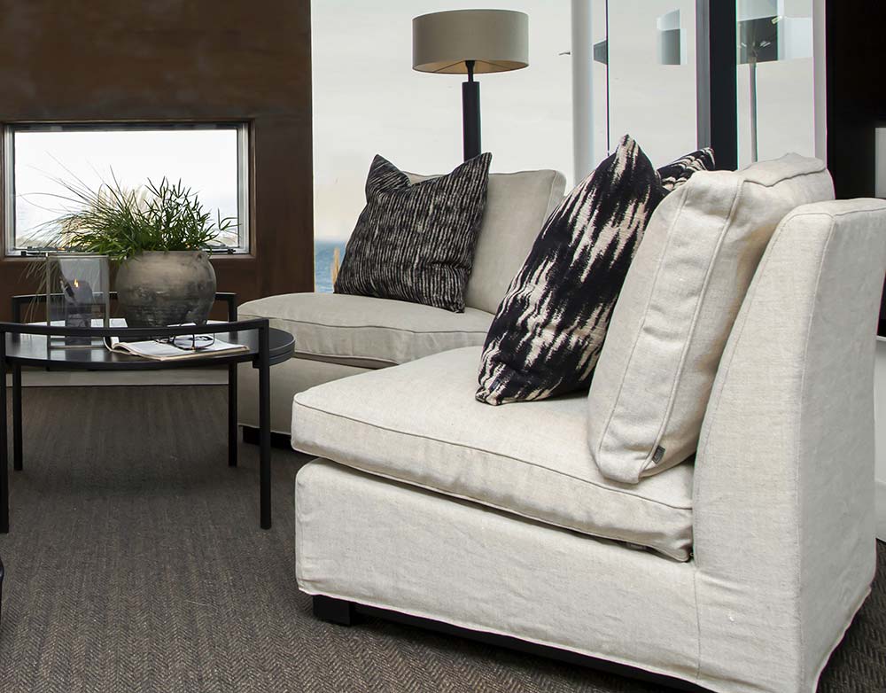 Town Sessel Leinen Sand