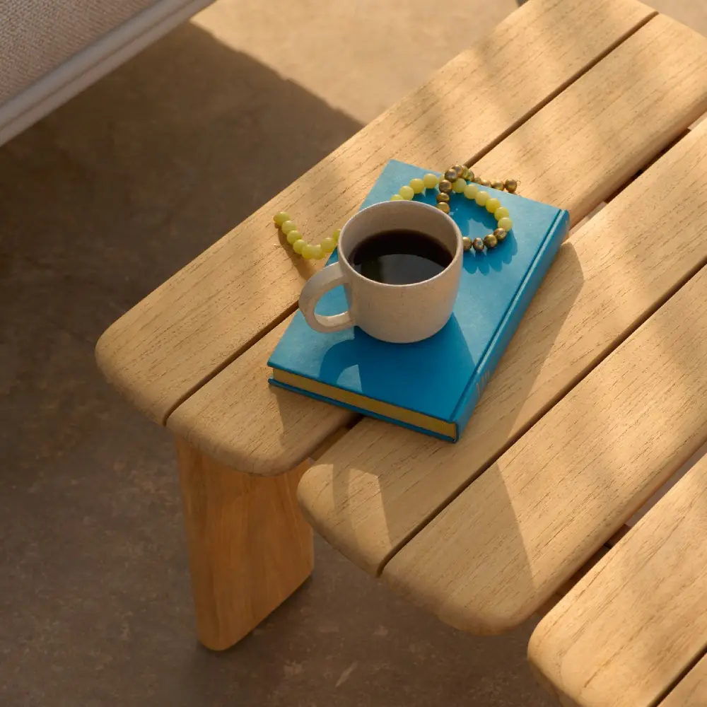 Sofatisch Teak 55x55 Assemble