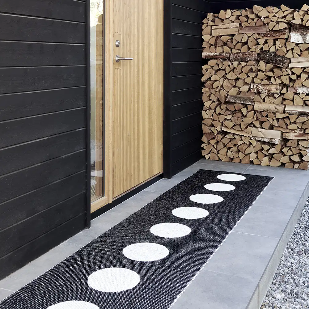 Vera Teppich 70x375 cm black/vanilla