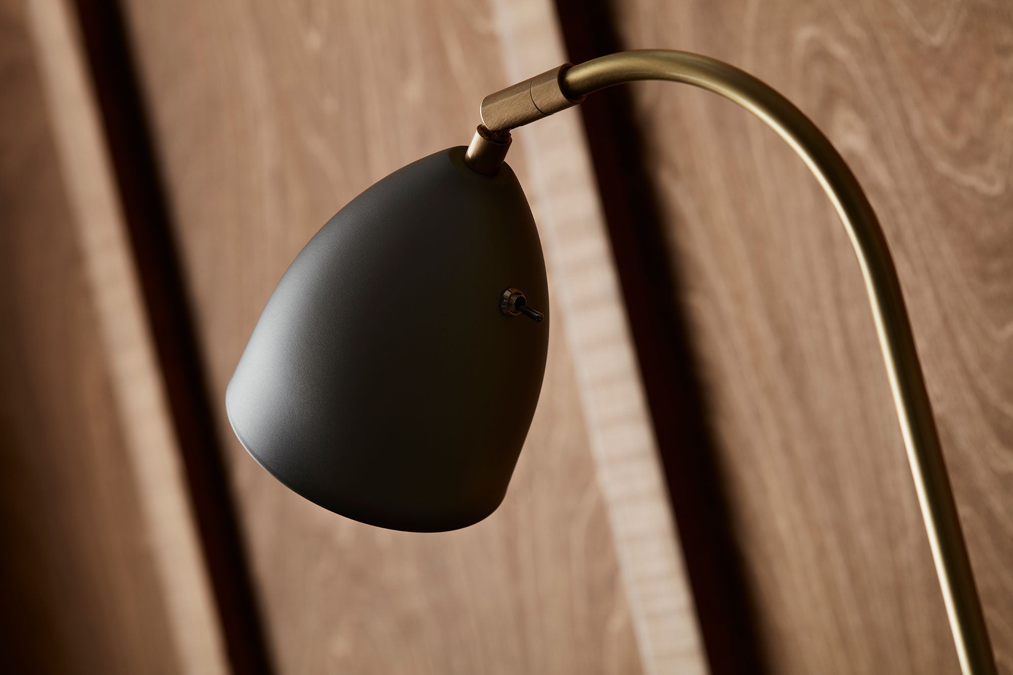 Deluxe Stehleuchte Warm Grey/Brass Mr16 Inkl Lichtquelle