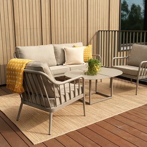 Coleville 3-seater sofa Khaki/Burlap Beige