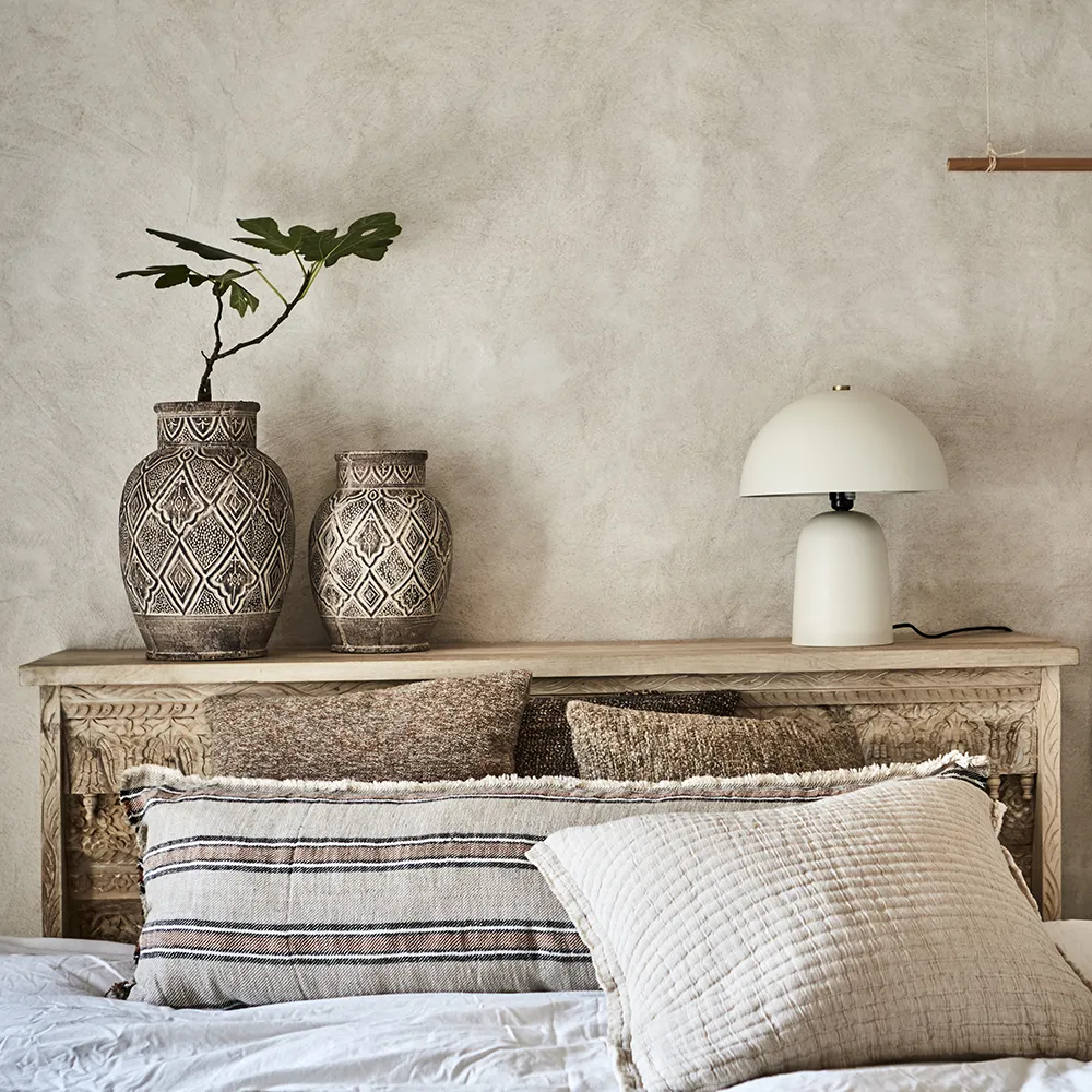 Fungi Tischleuchte beige 