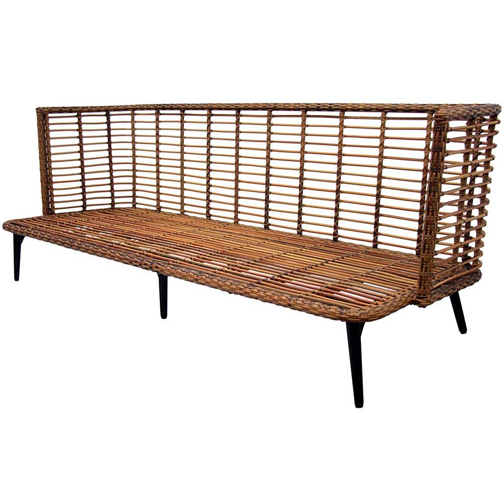 Covelo 3-Sitzer-Sofa natur/weiß