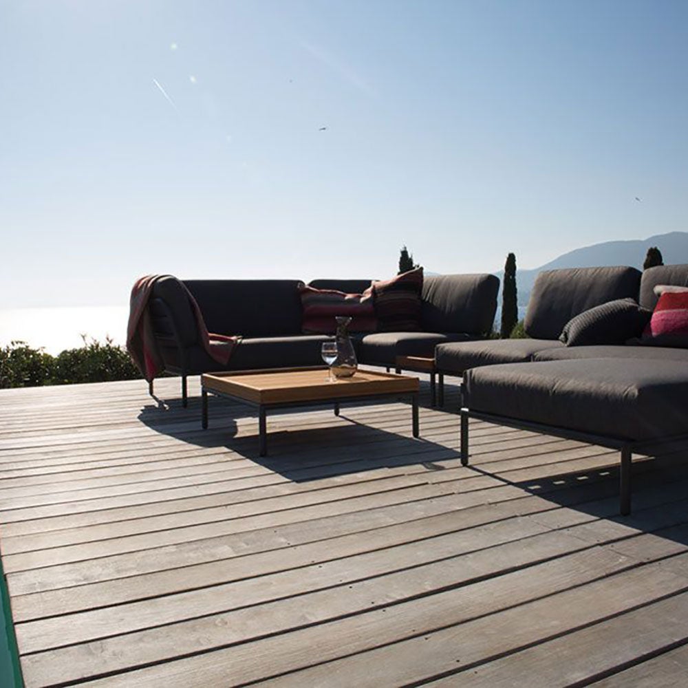 Level Fußhocker beige