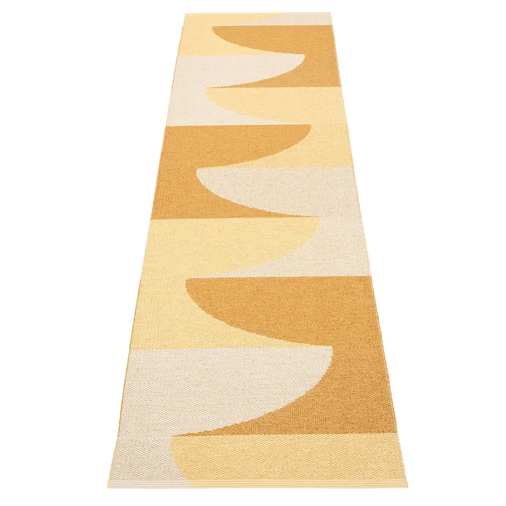 Hill teppich Ochre/Pale yellow/Cream 70 x 270cm