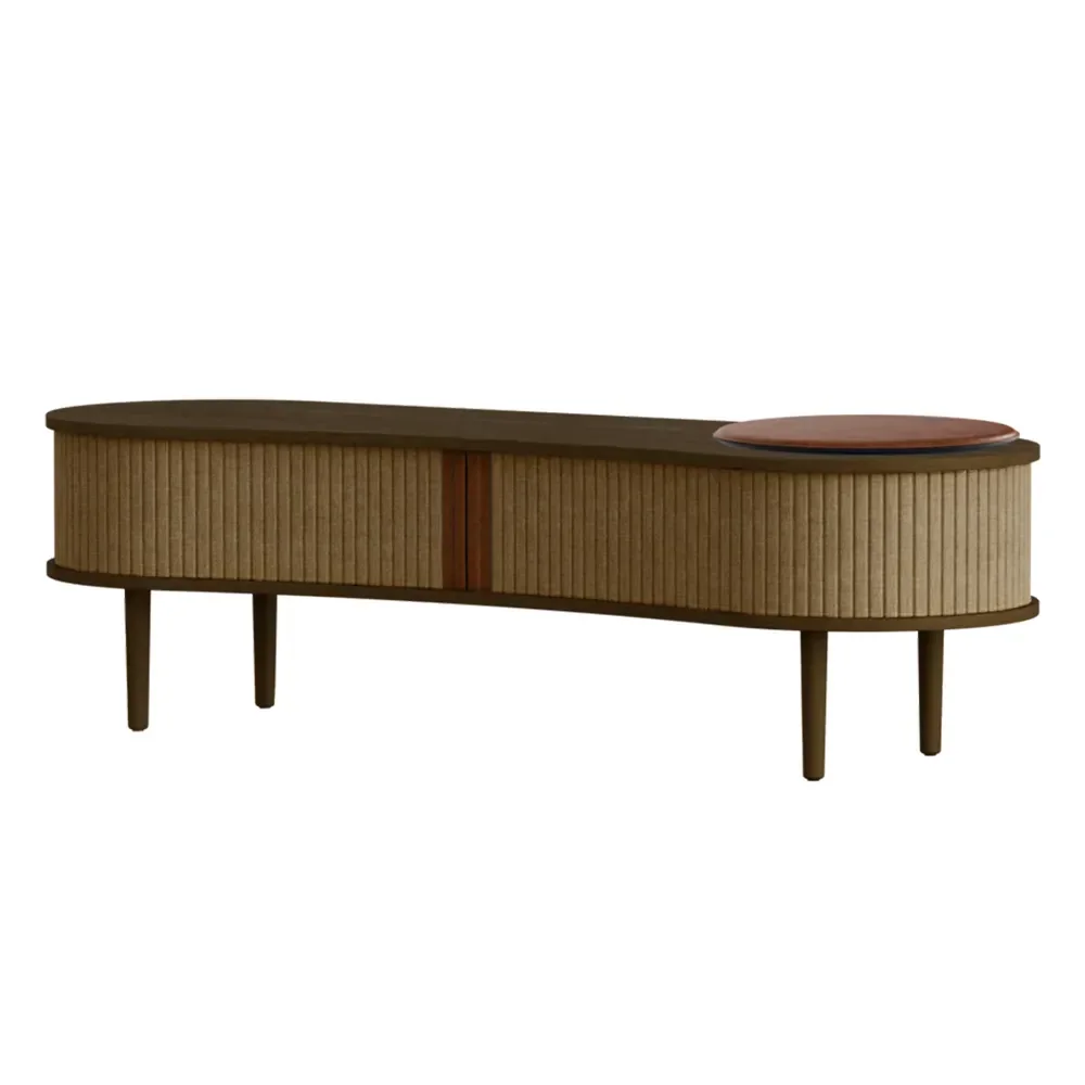 Audacious TV-Ständer Dunkle Eiche/Sugar Brown