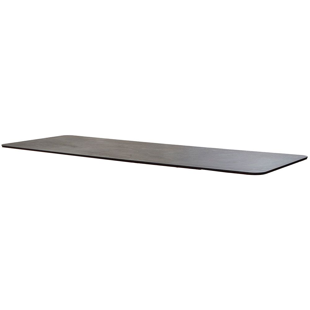 Tischplatte 280X100 cm Fossil Schwarz
