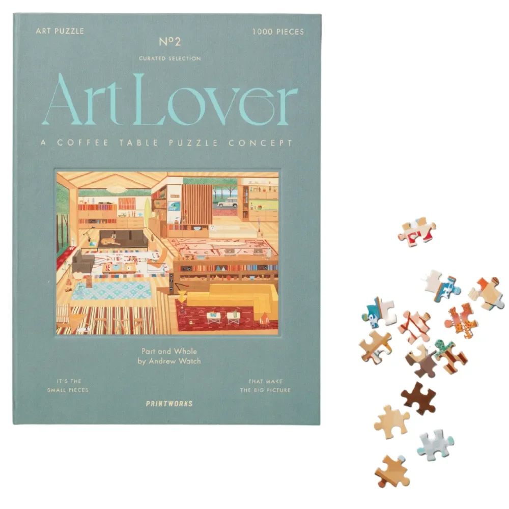 Art Lover Buchpuzzle – Teil und Ganzes, 1000 Teile