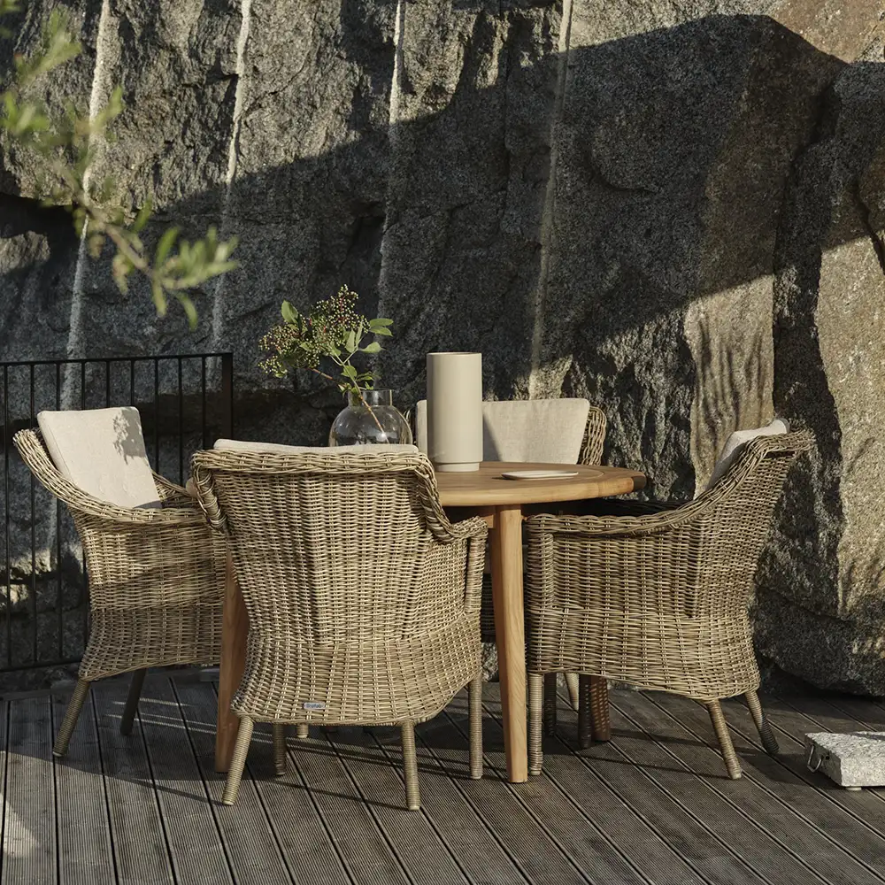 Lenora Rattansessel inkl. Sitzkissen