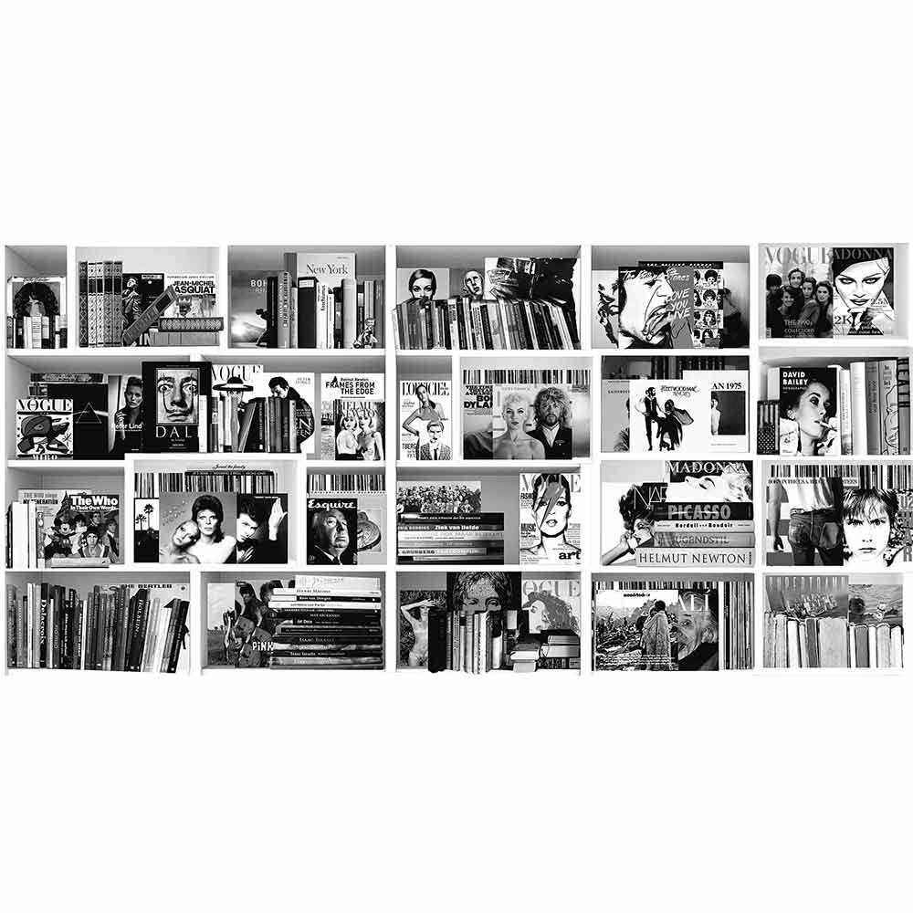 Wanddekoration Musikbücher 200X100 cm