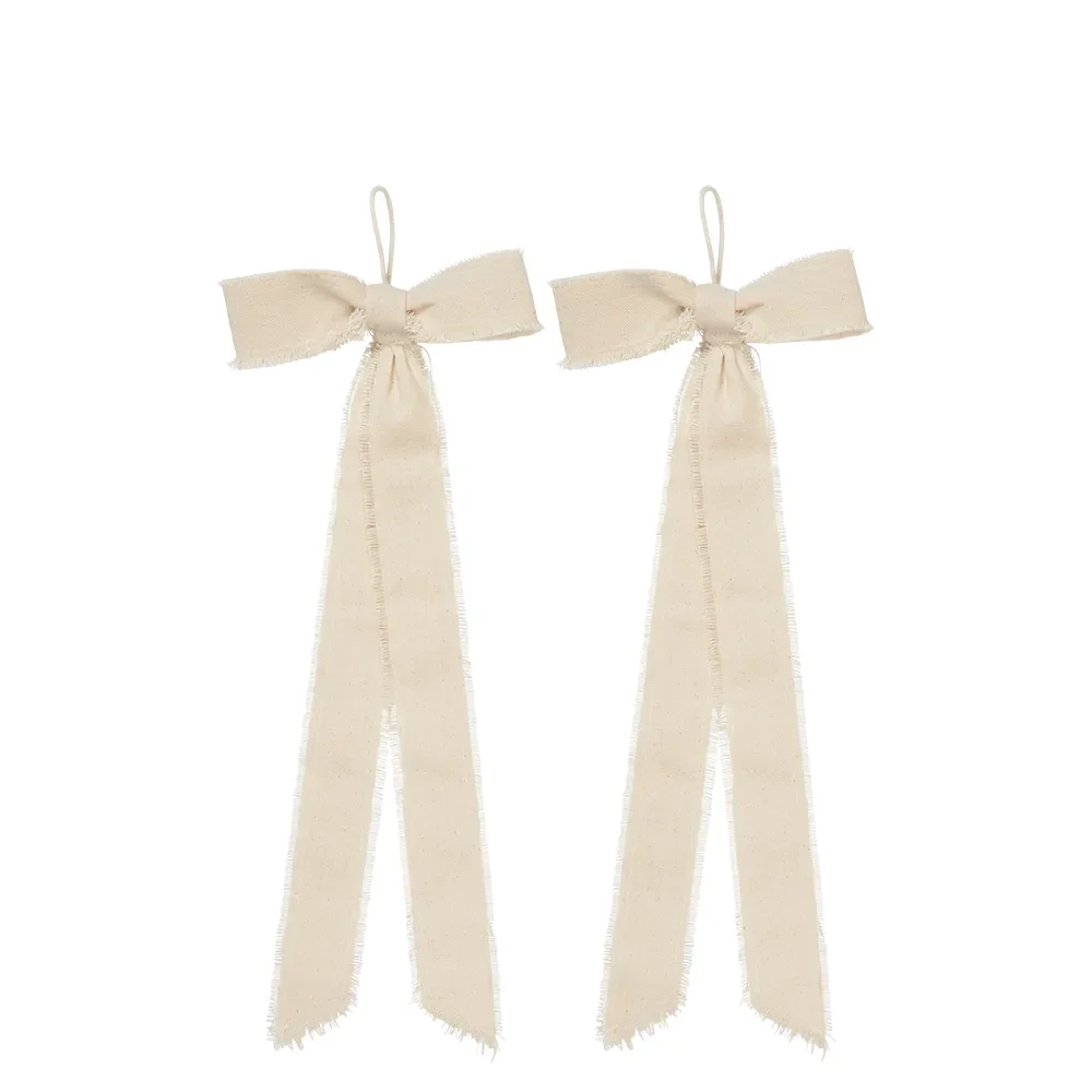 Handgefertigte Weihnachtsbaumschmuck Bow 2 Stk