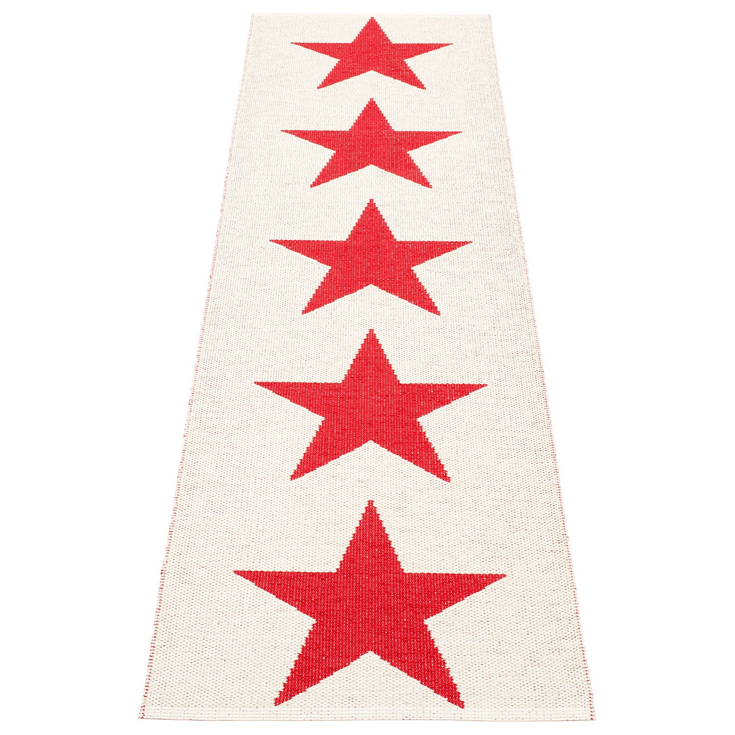 Viggo Teppich 70x250 cm one red / vanilla