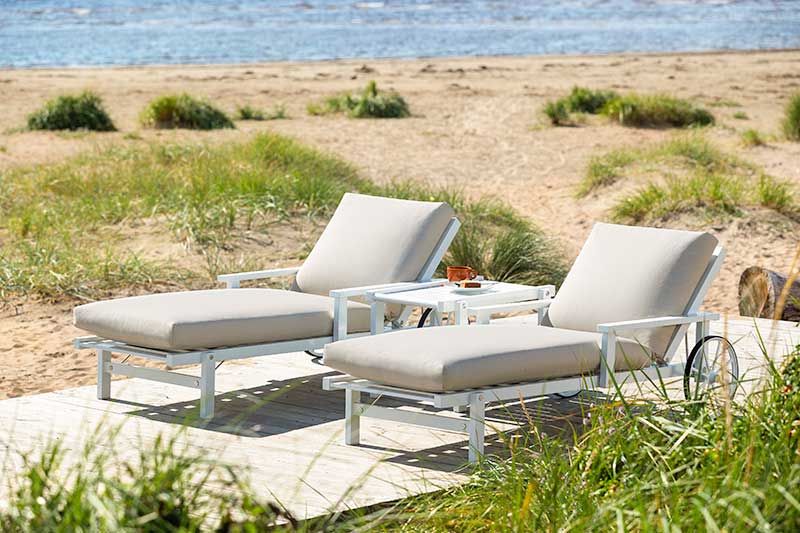 Wasserdichtes Sonnenliege-Kissen Beige