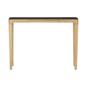 Heart'n'Soul Relieftisch 110x30x82 Eiche/Schwarz