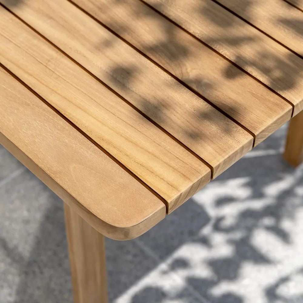 Tobias Teakholztisch 205x91 cm