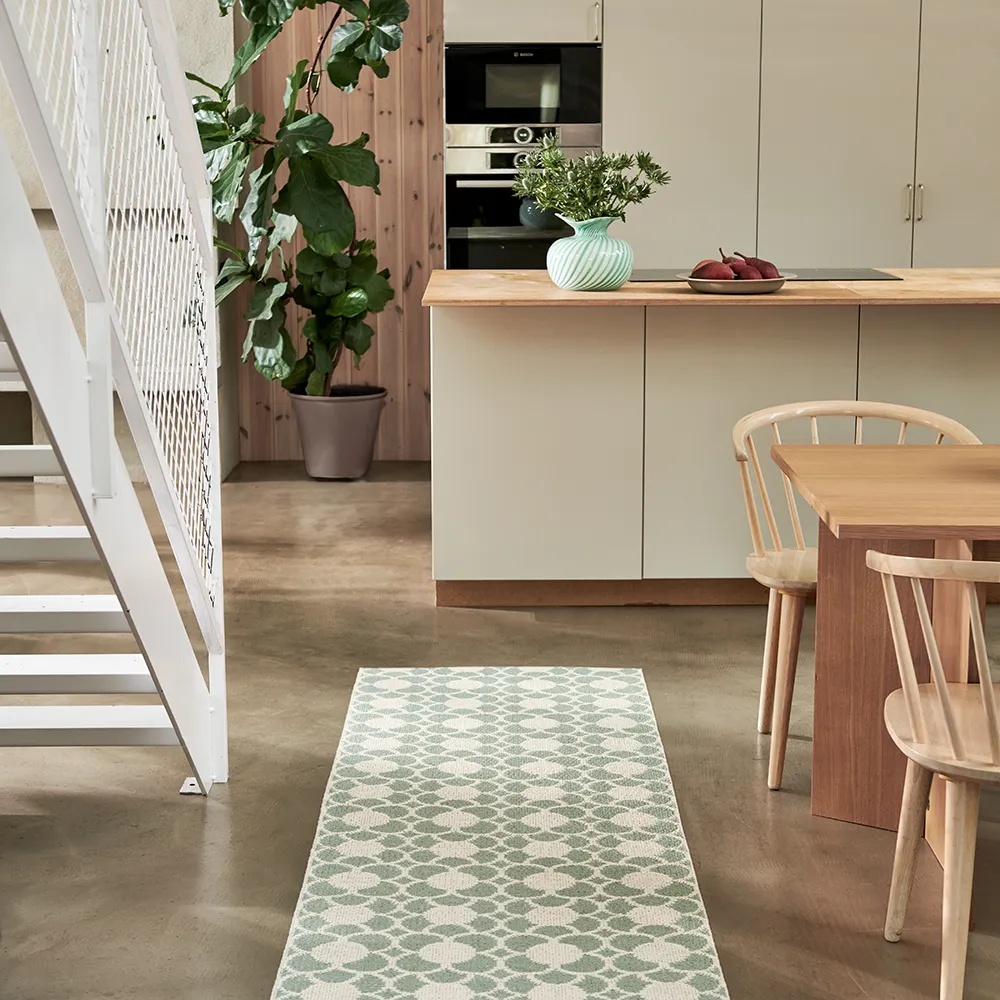 Anya teppich Misty Mint/Vanilla 70 x 100 cm