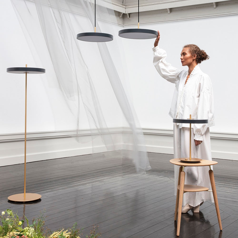 Asteria Pendelleuchte Medium Ø43 cm Anthracite Grey