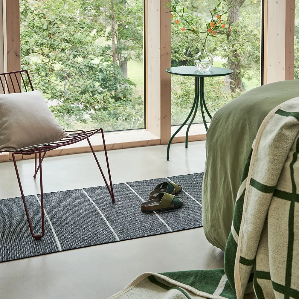 Lea teppich Black/Misty Mint/Vanilla 70 x 300 cm