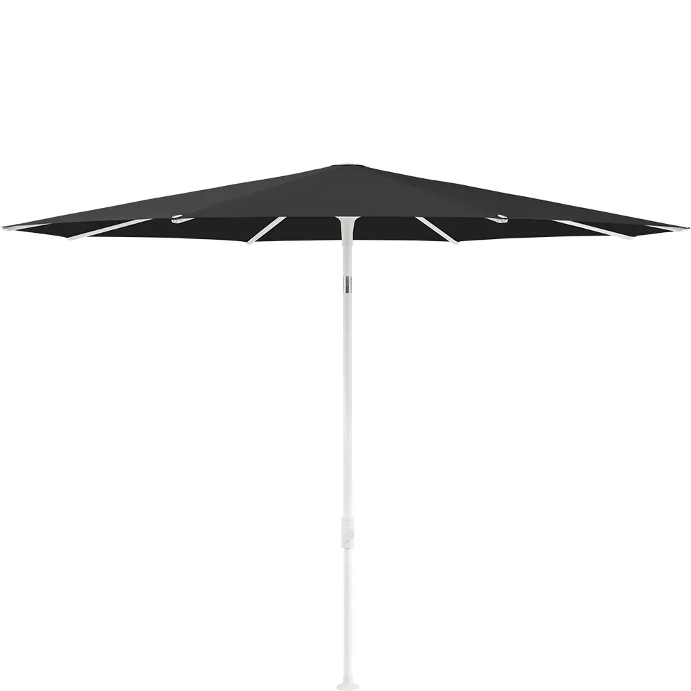 Smart Sonnenschirm 300 cm weiß matt Kat.4 408 Schwarz