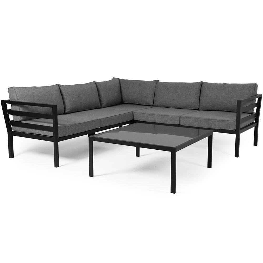 Weldon Lounge Gruppe schwarz