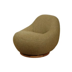 Gem loungesessel m/teak svirvel Turmeric yellow, Rise