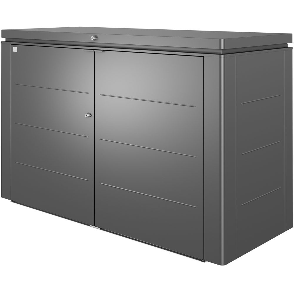 Highboard Aufbewahrungsbox 200cm dunkelgrau Biohort