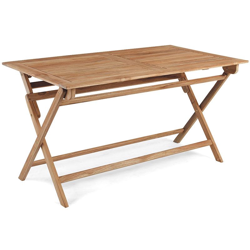 Turin Esstisch 80x140 cm Teak natur