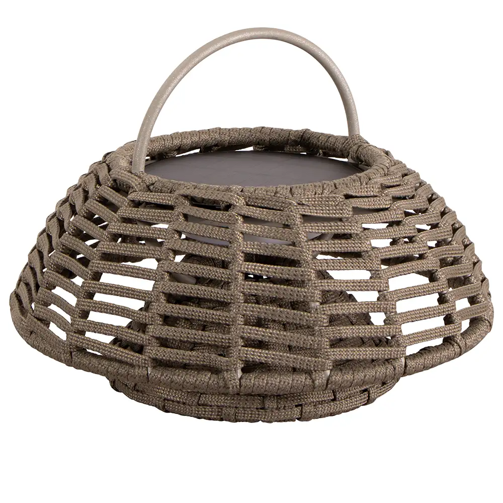 Illusion lampe mit Aufhängung Taupe, Soft Rope