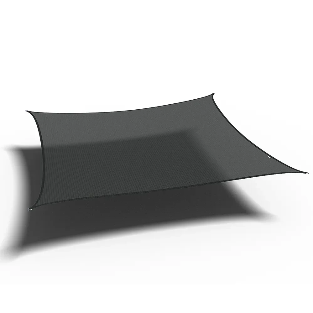 Coolfit Sonnensegel quadratisch 360x360cm black 