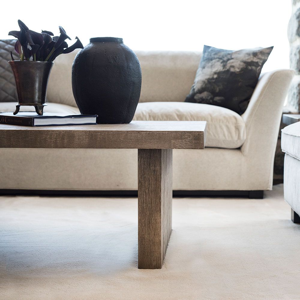 Plinth Couchtisch 75X75 Dunkelbraun