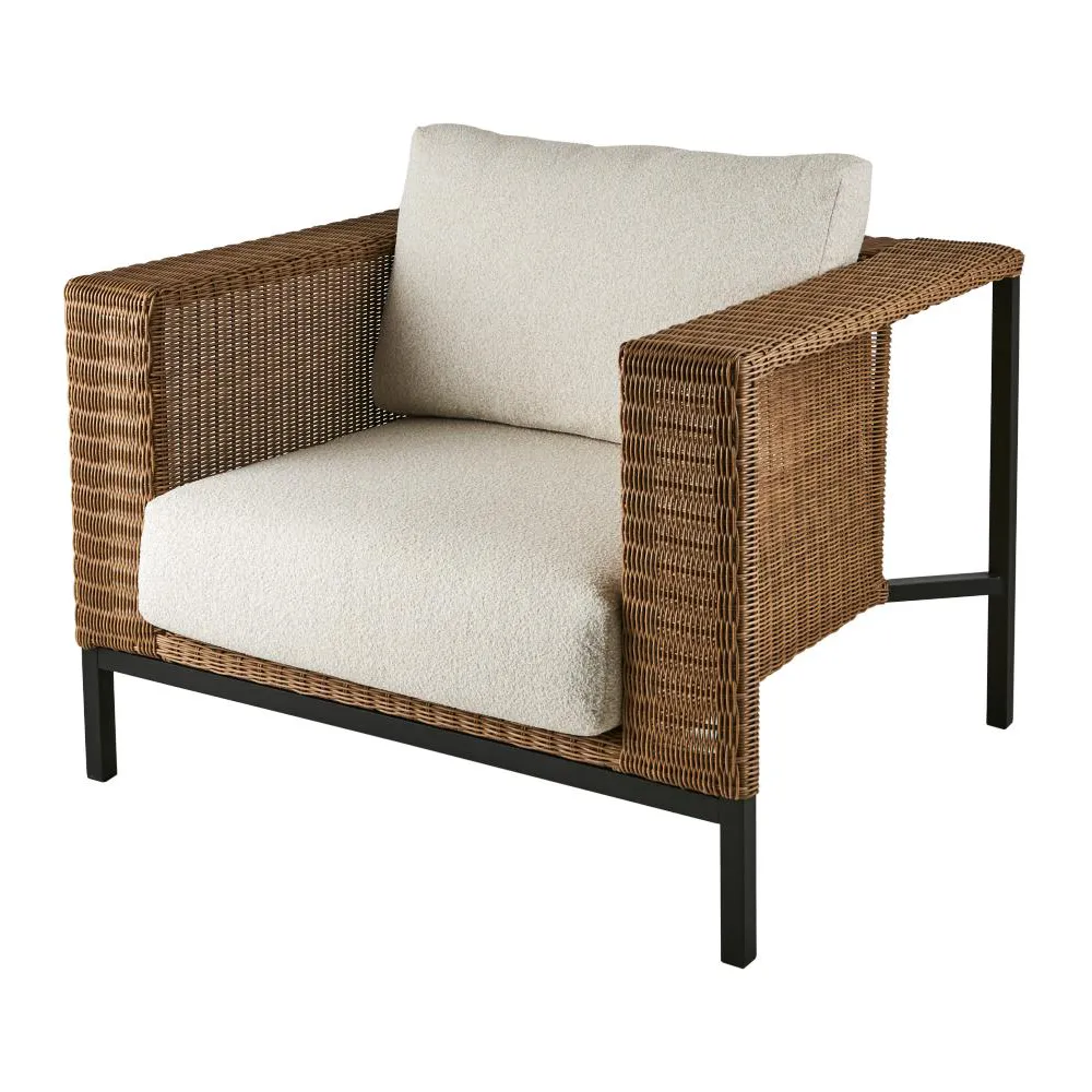 Shell Sessel Teddy Rice/ Black