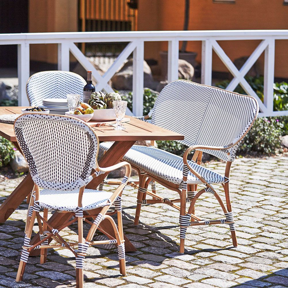 Isabell Rattan Stuhl Weiß