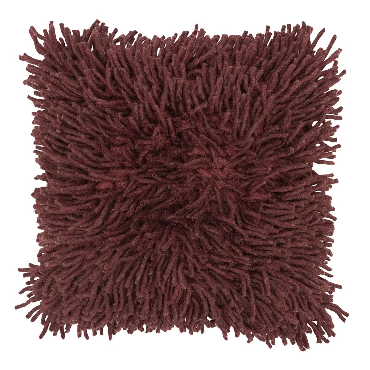 Dekokissen aus Baumwolle Moppy Burgundy 50x50 cm