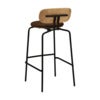 Curious Barhocker Eiche/Schwarz Teddy Brown