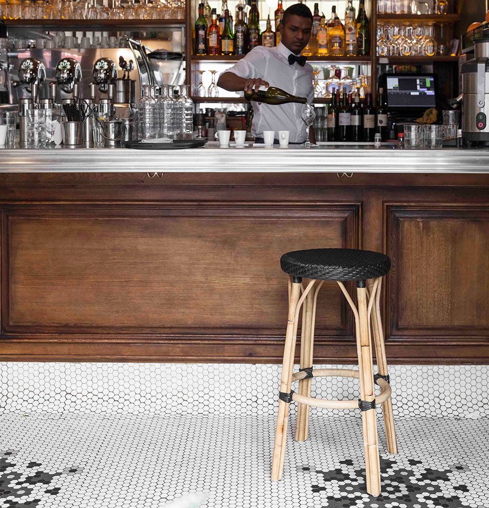 Simone Barhocker Niedrig Schwarz