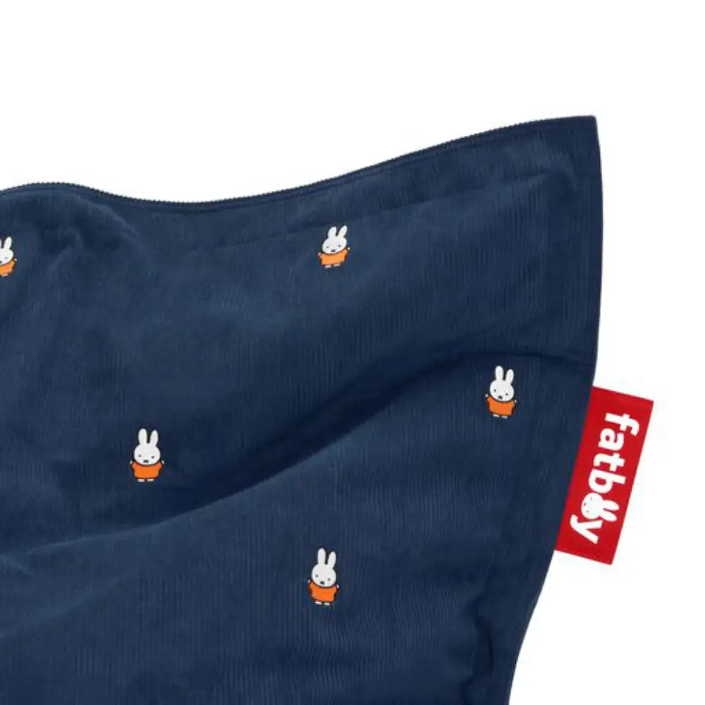 original slim cord Sitzsack x Miffy deep blue